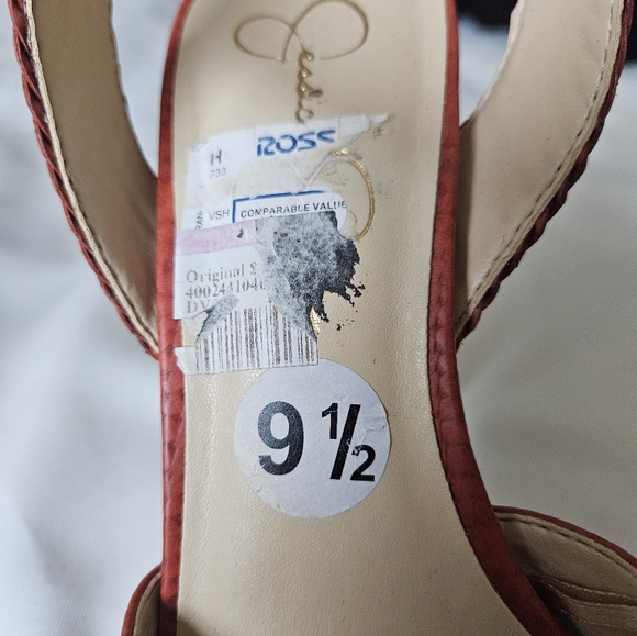 Gorgeous Jessica Simpson Orange Stilletos - Picture 4 of 6